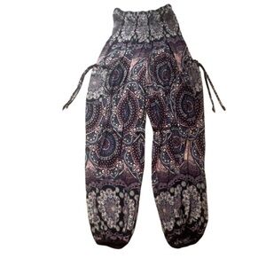 Picasso Jasper Paisley Print Women's Joggers – Boho, Relaxed, Trendy & Comfortab